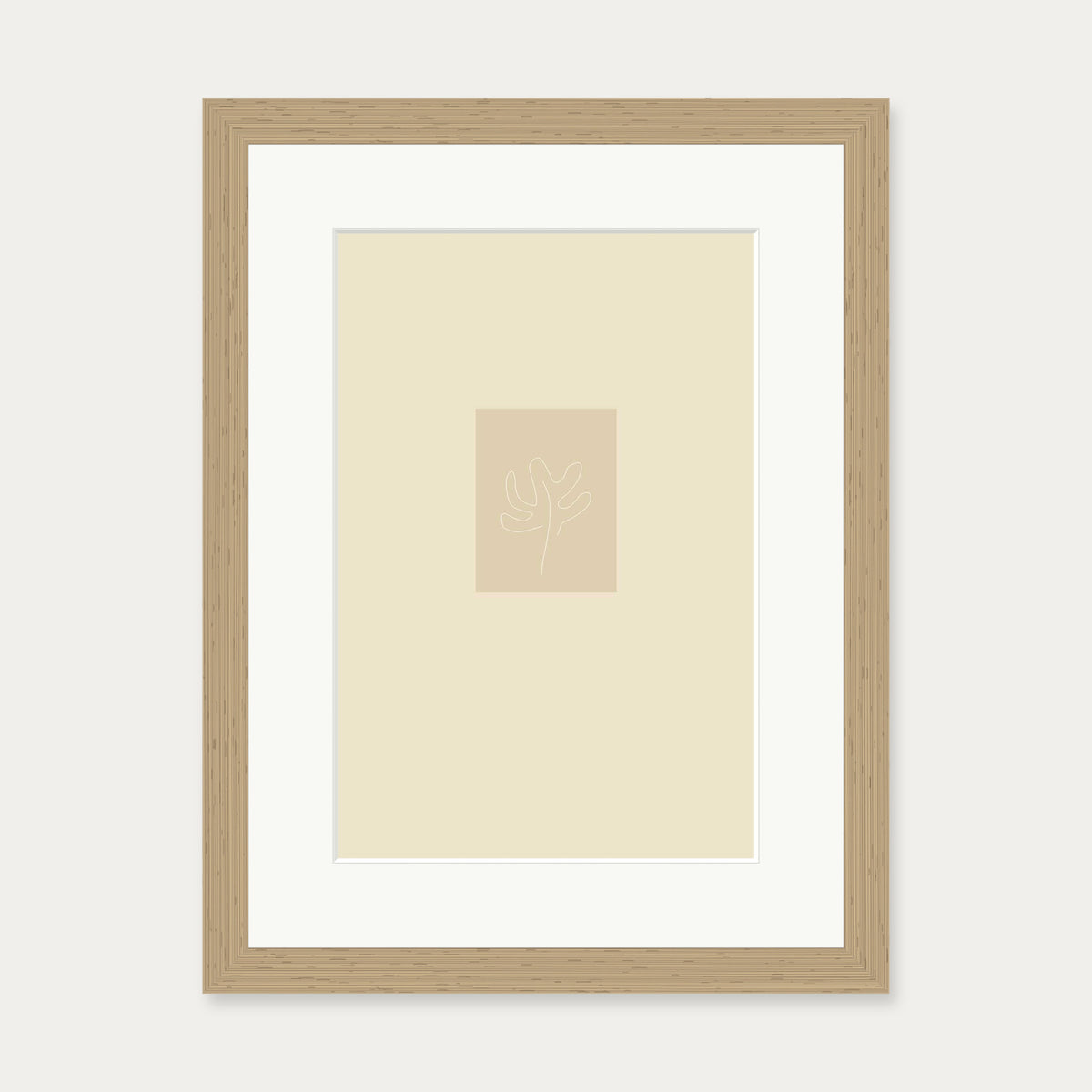 Picasso Drawings II Art Print — 30 x 40 cm — Oak Frame