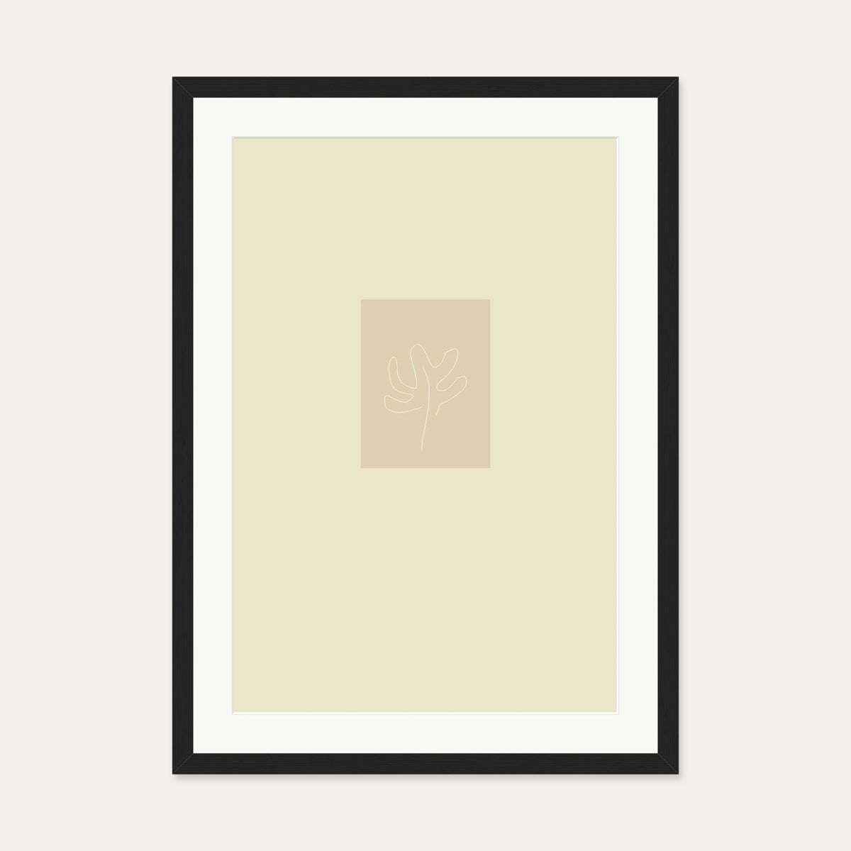 Picasso Drawings II Art Print — 50 x 70 cm — Black Frame