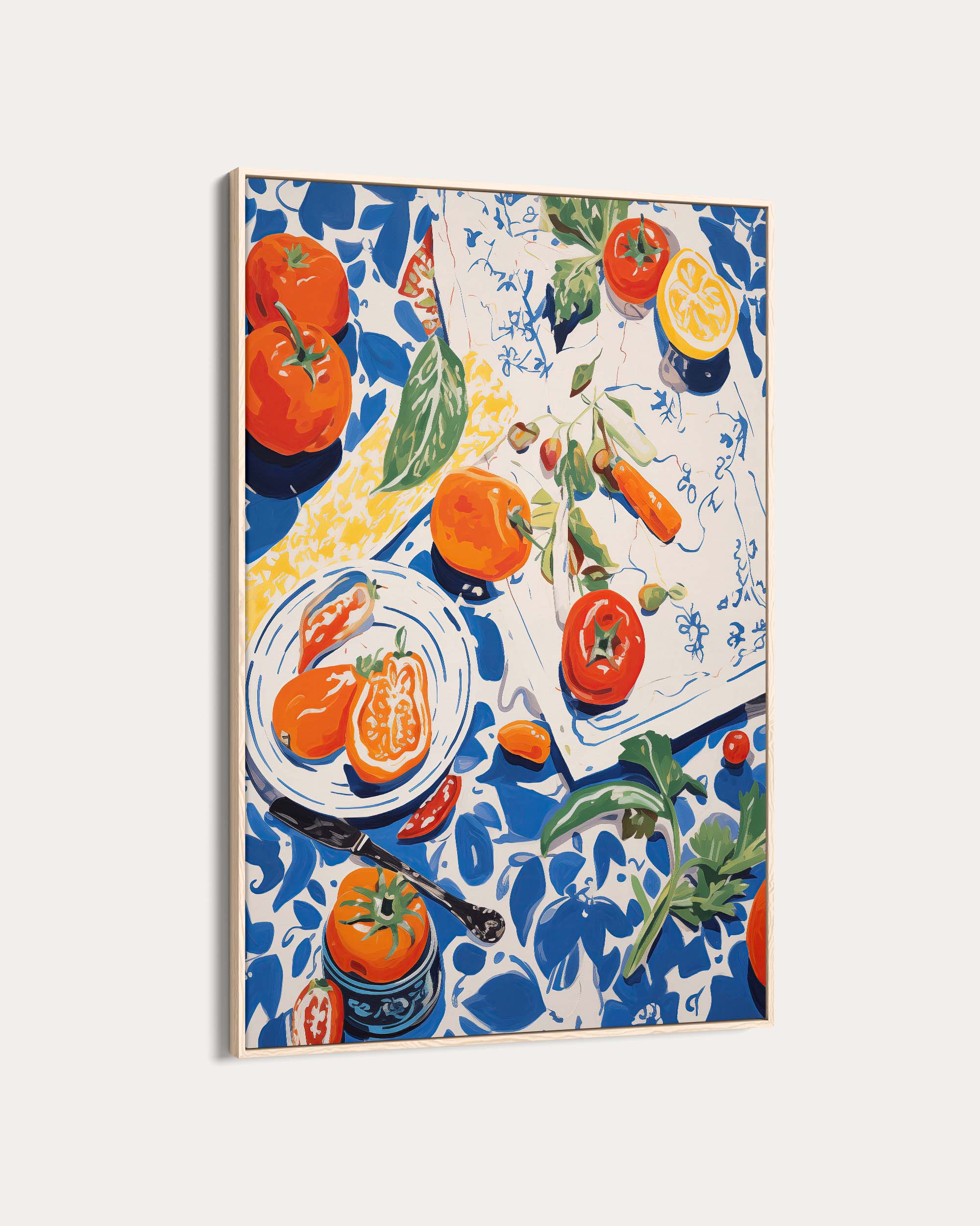 Colourful Picnic Wall Art Print