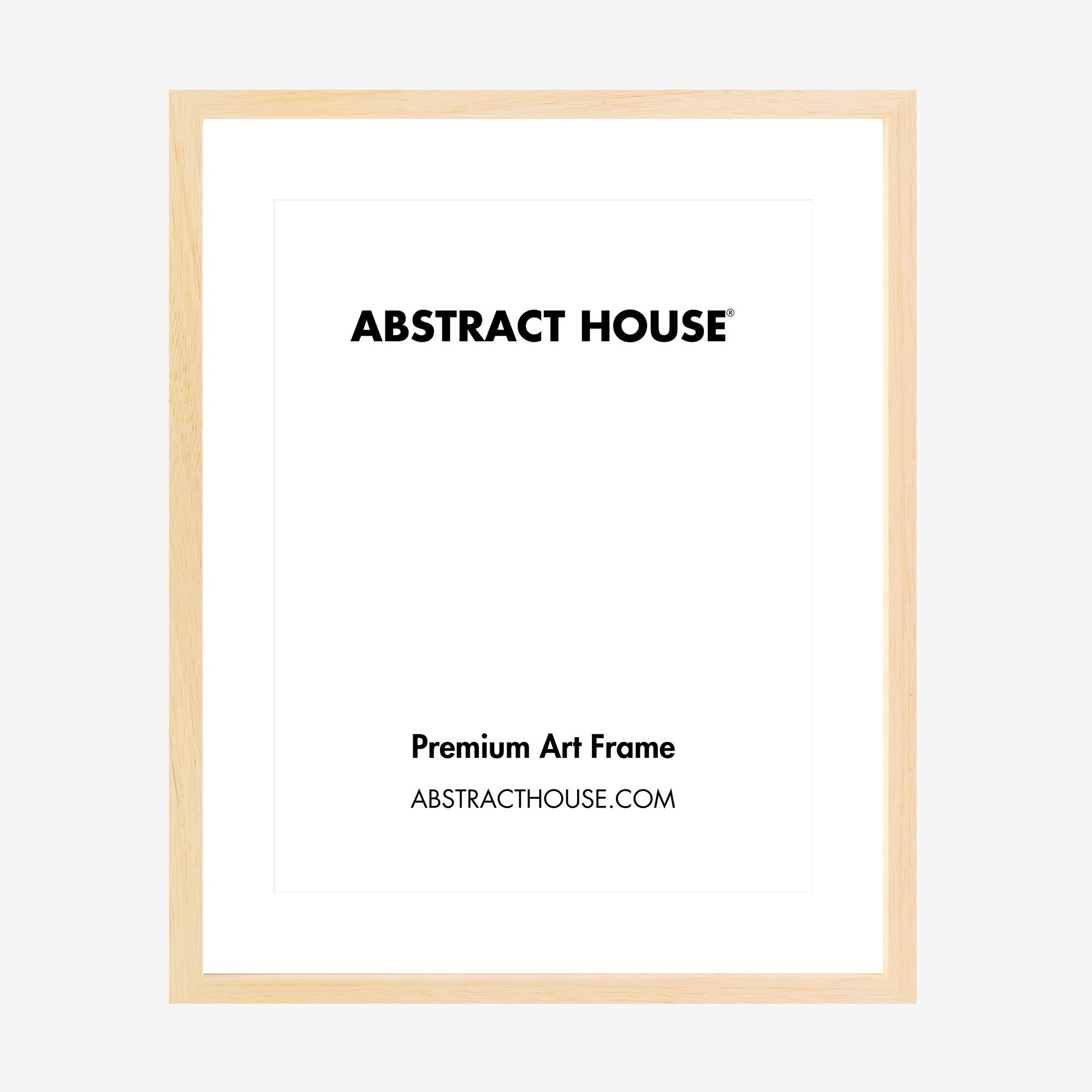 Pine Wooden Picture Frame-Abstract House