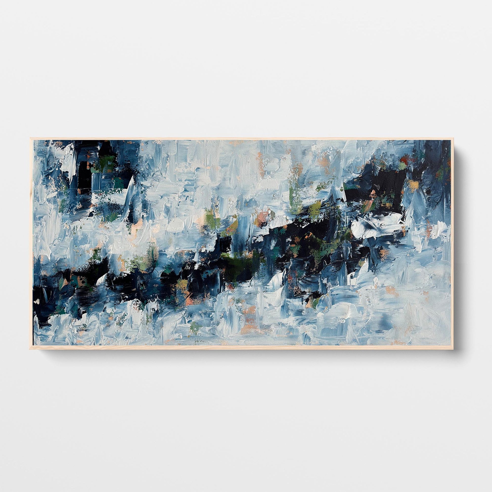 Chasing The Line - Original Painting-Abstract House