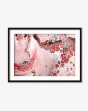 Pink Abstract Marble Wall Art Print