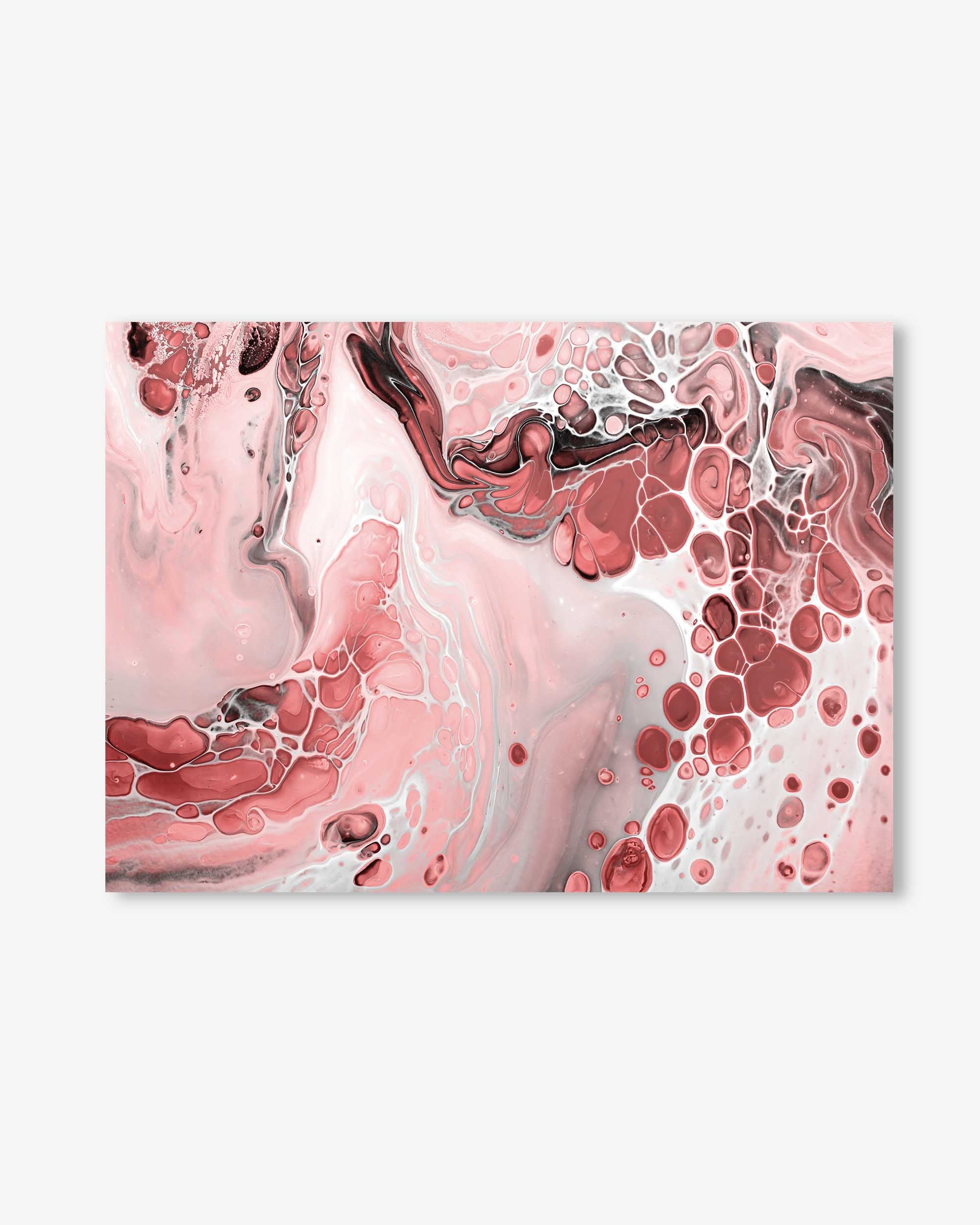 Pink Abstract Marble Wall Art Print