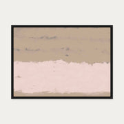 Pink Light At Dawn Canvas Art — 50 x 70 cm — Black Frame