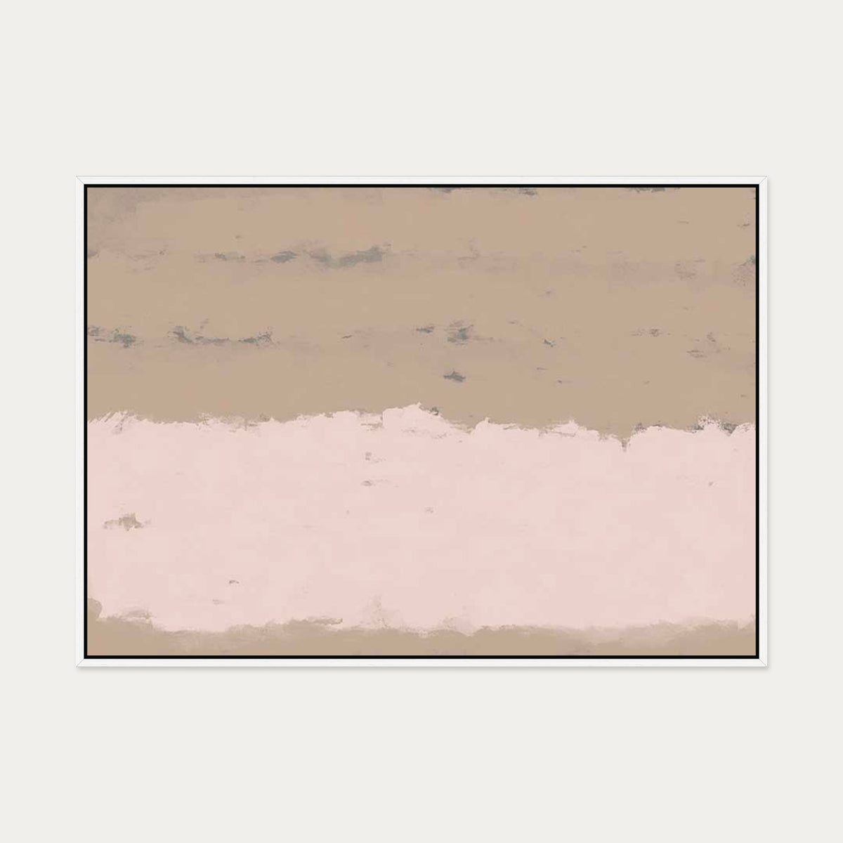Pink Light At Dawn Canvas Art — 70 x 100 cm — White Frame