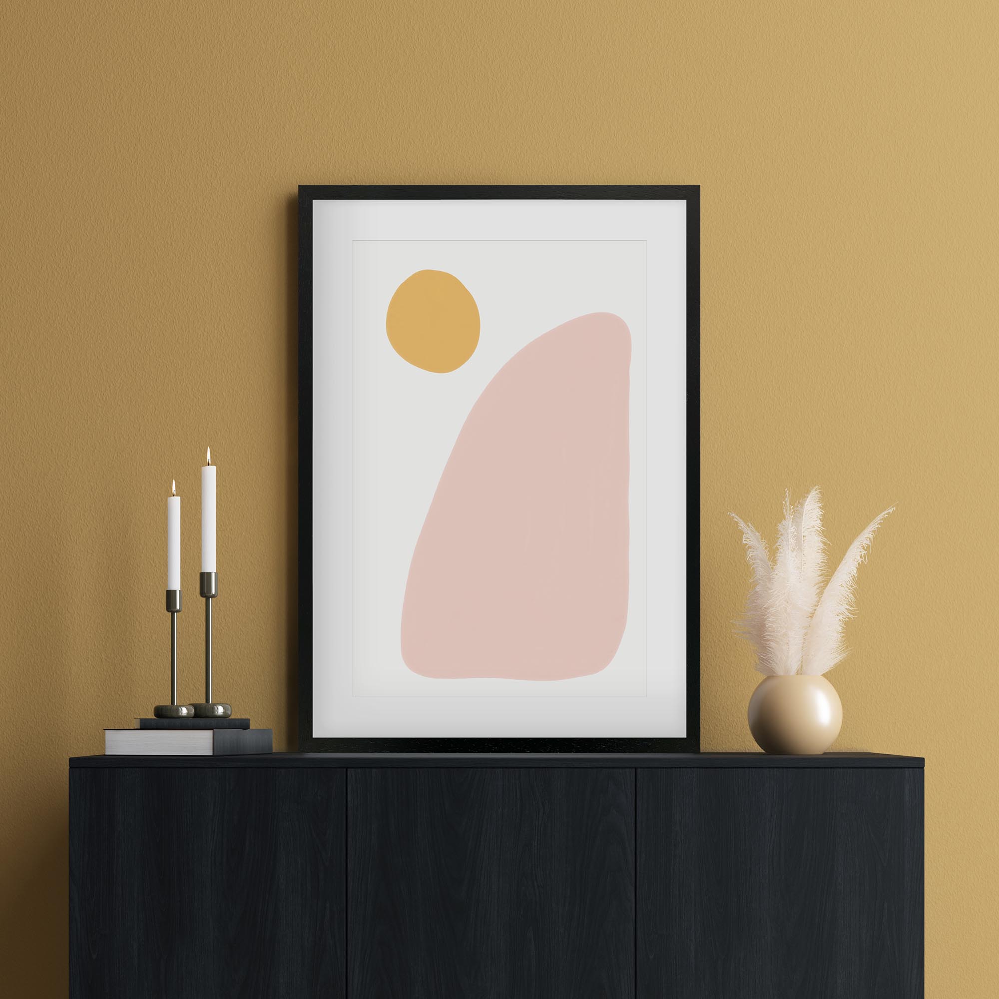 Pale Sunrise Framed Art