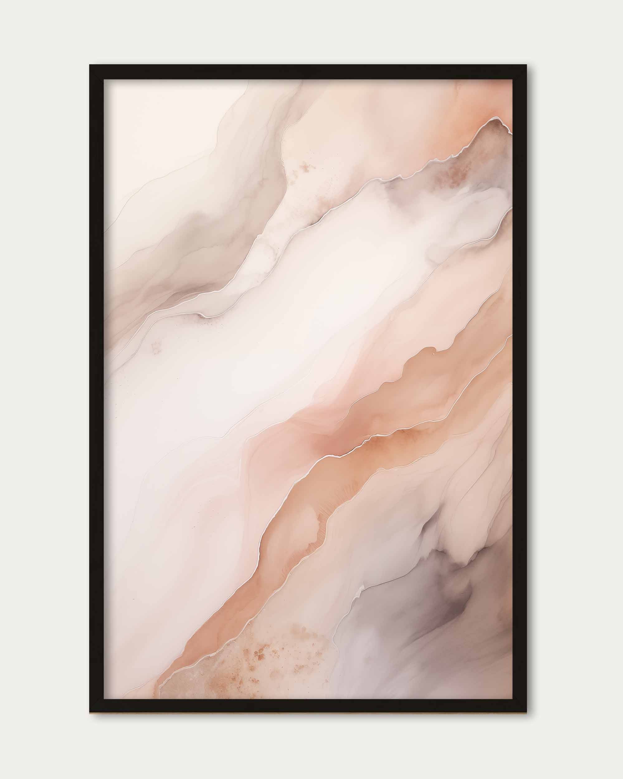 Pink Marble Art Print