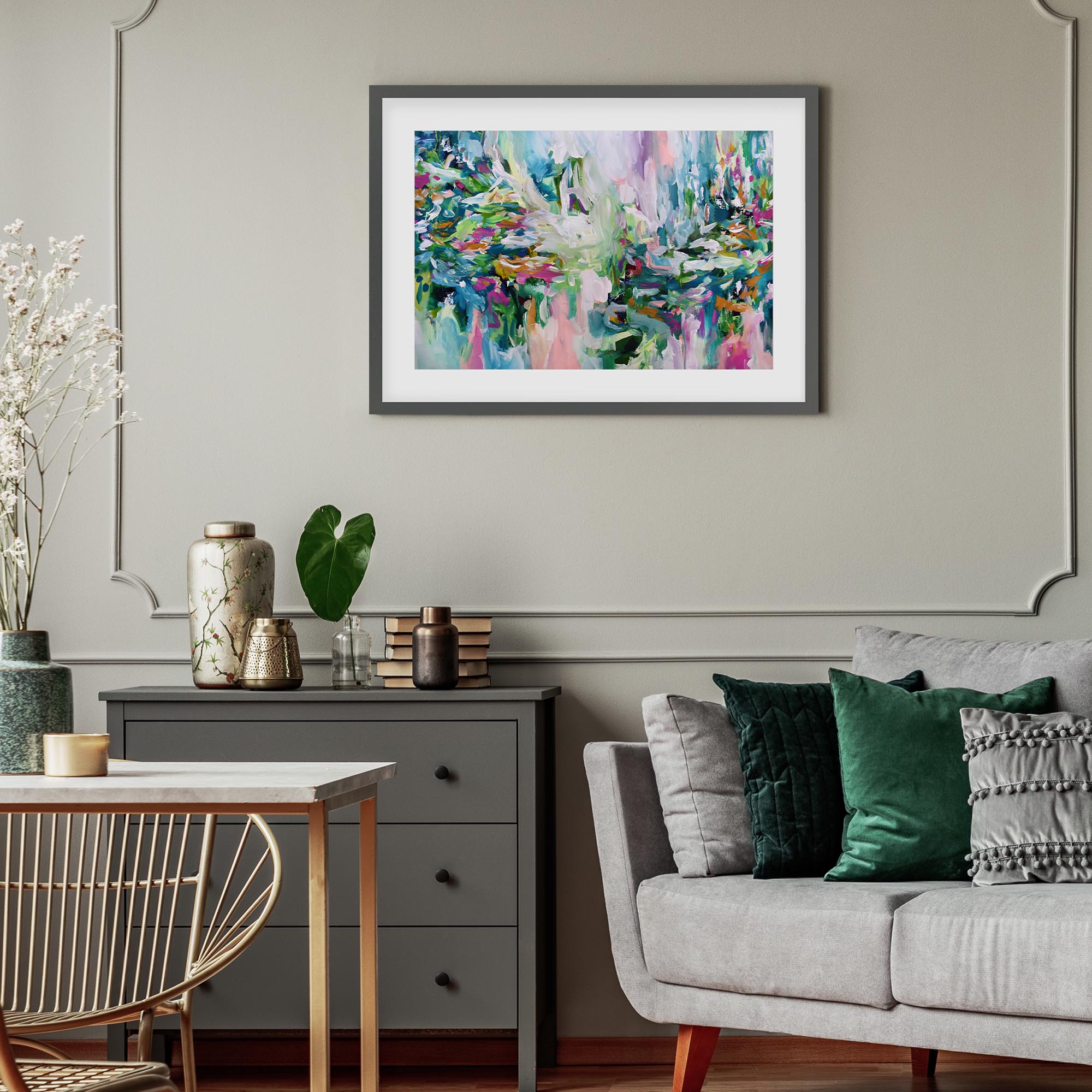 Abstract 149 Framed Art