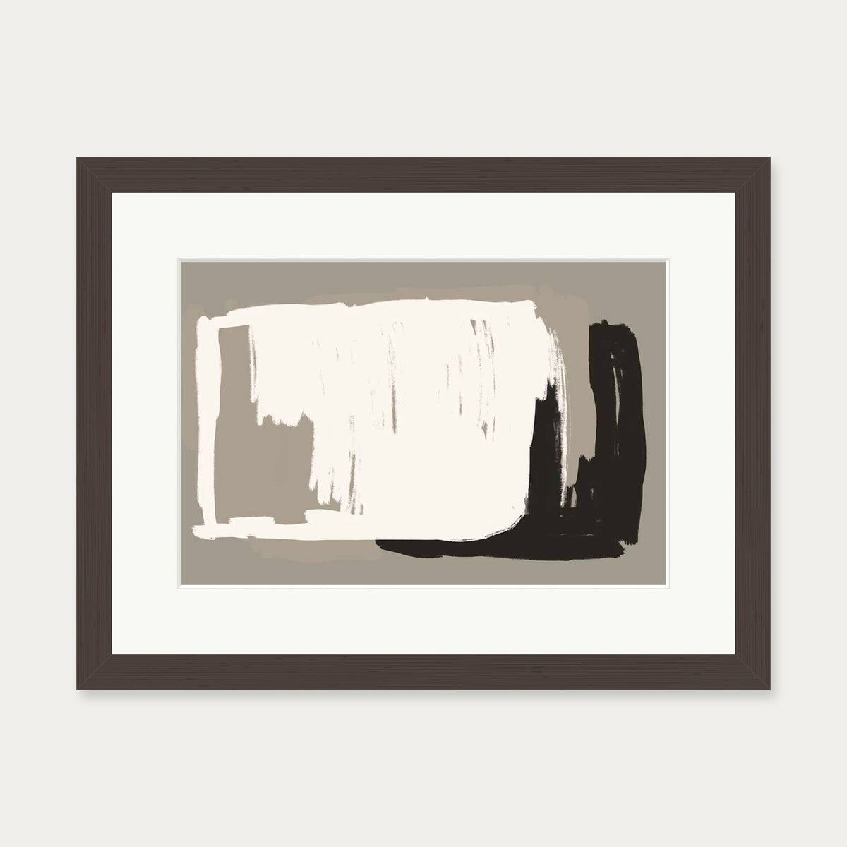 Prelude Art Print — 30 x 40 cm — Brown Frame