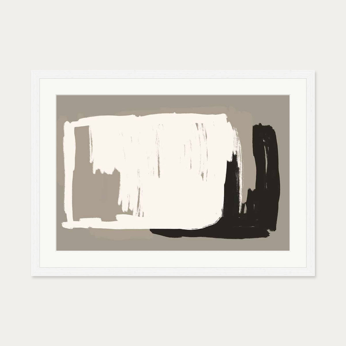 Prelude Art Print — 50 x 70 cm — White Frame