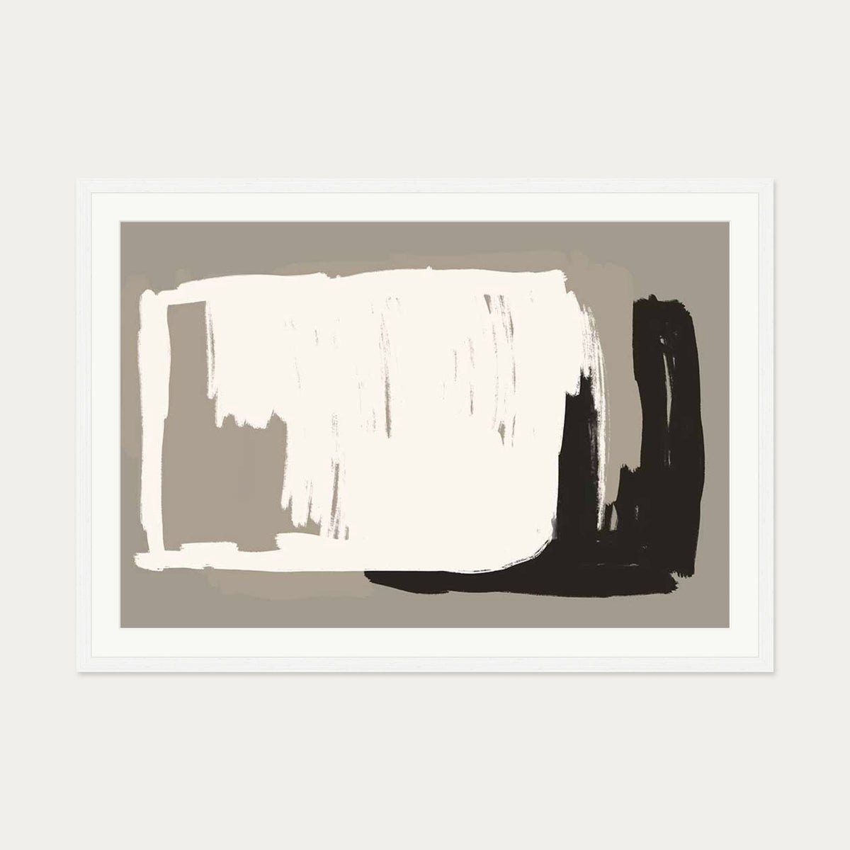 Prelude Art Print — 70 x 100 cm — White Frame