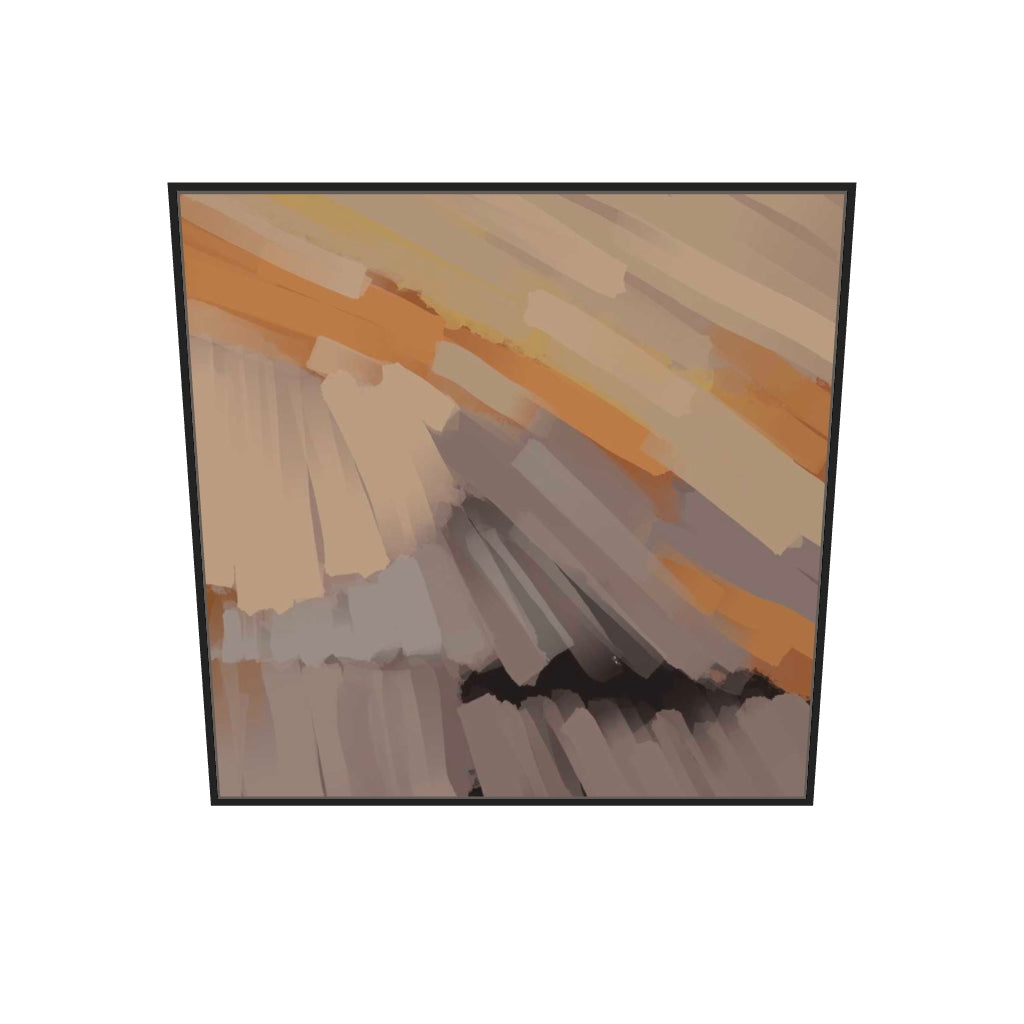 [ah-ar-v1:fc9e79914d322ae4d49d4ec9] Fireworks II Canvas Art — 100 x 100 cm, black frame (AR scale)