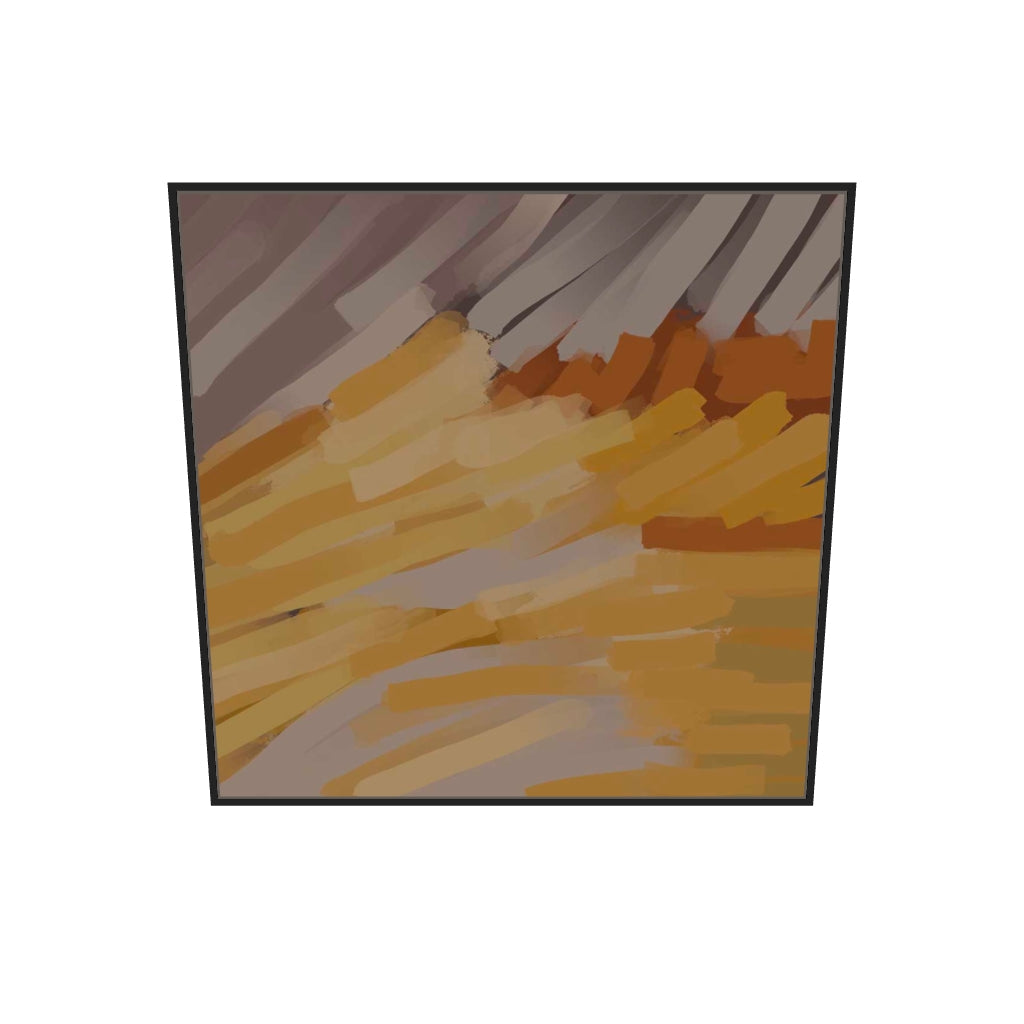[ah-ar-v1:5974af28a860a553837eac55] Fireworks III Canvas Art — 100 x 100 cm, black frame (AR scale)