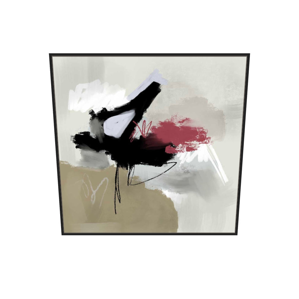 [ah-ar-v1:e57a3f78c307262766f8bb6e] Adrift Canvas Art — 100 x 100 cm, black frame (AR scale)