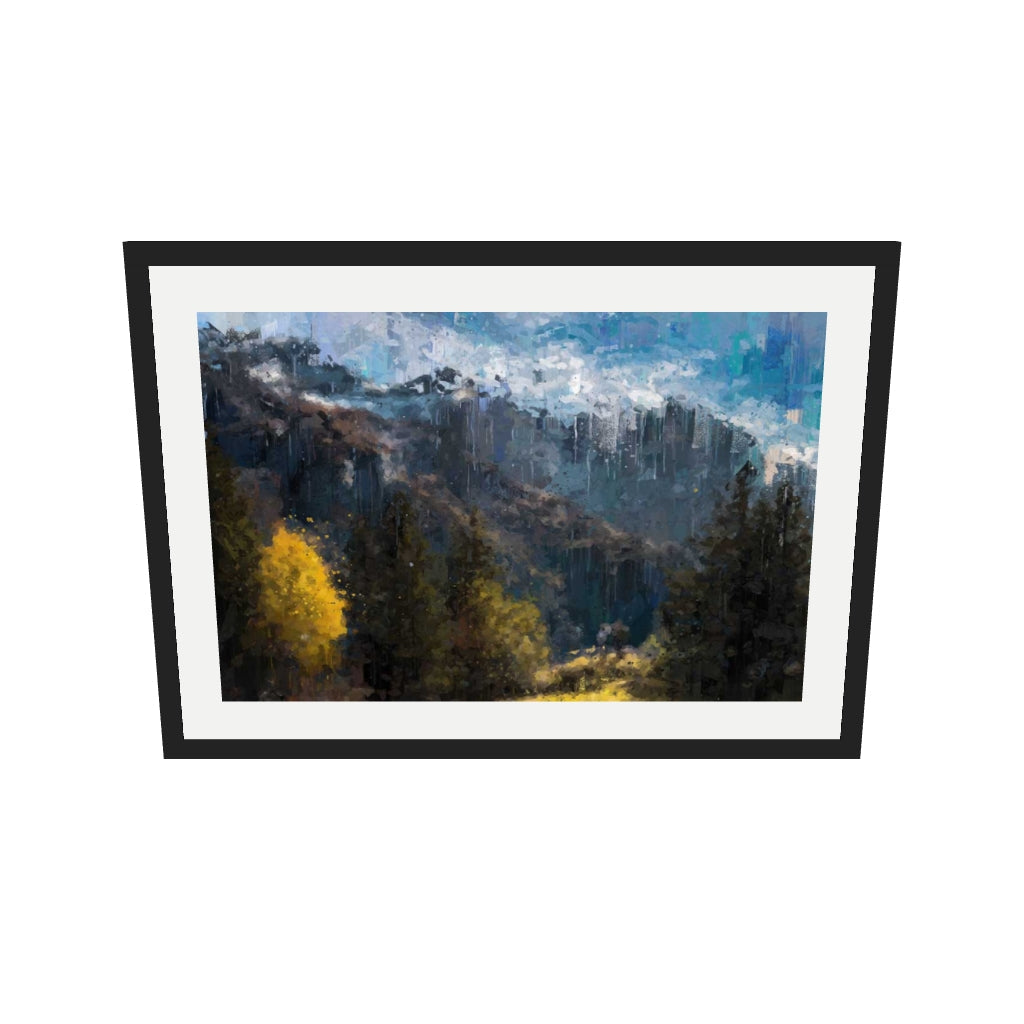 [ah-ar-v1:2a52a3731c00a70e1662429f] A Beautiful Landscape View — 50 x 70 cm, black frame (AR scale)