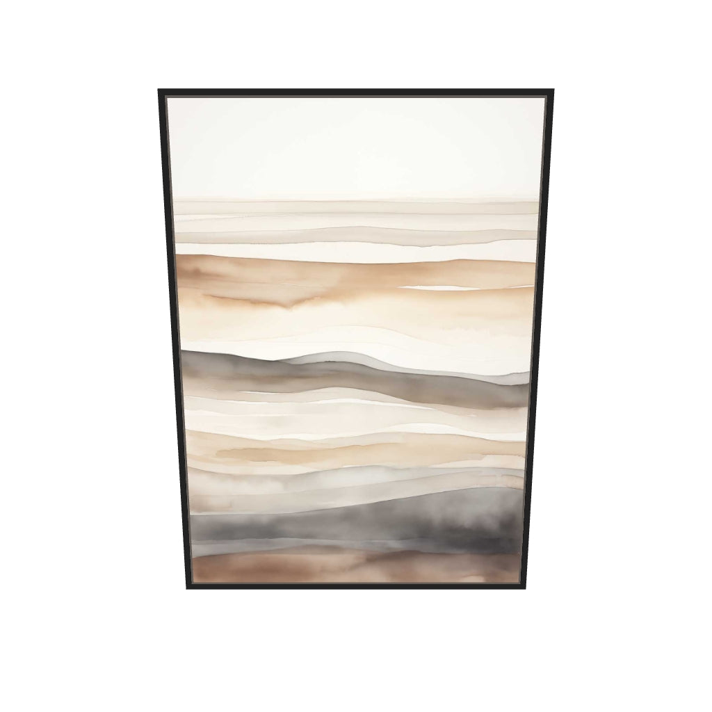 [ah-ar-v1:ea8a4f1aa9599f4b97b3e336] Strata Canvas Art — 70 x 100 cm, black frame (AR scale)