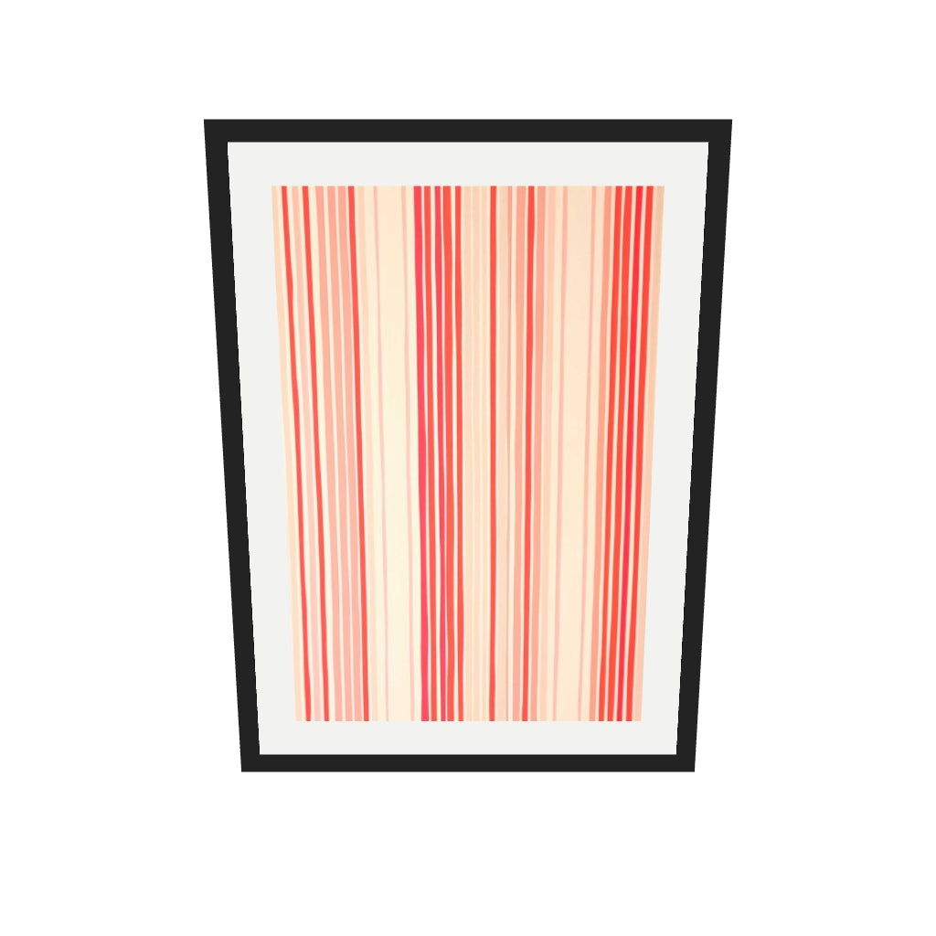 [ah-ar-v1:6d5ec225538a615996a5e96b] Vertical Lines Wall Art — 50 x 70 cm, black frame (AR scale)