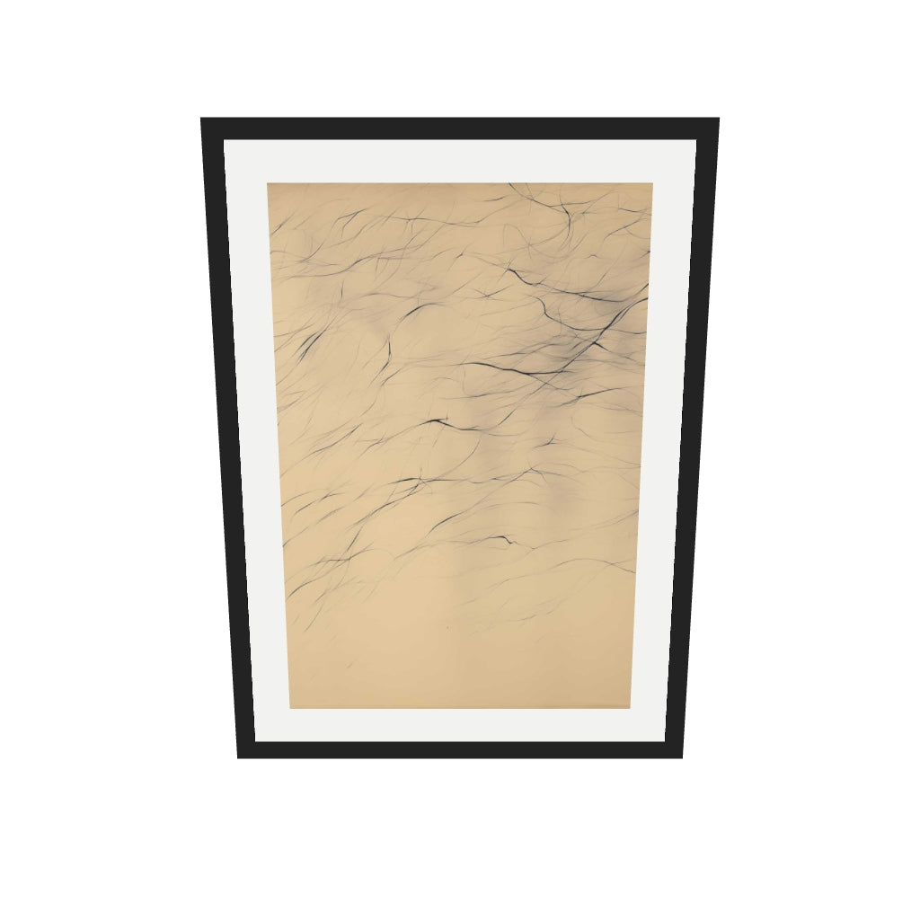 [ah-ar-v1:ca4e495ce03e7011774ce5e3] Texture Art Print — 50 x 70 cm, black frame (AR scale)