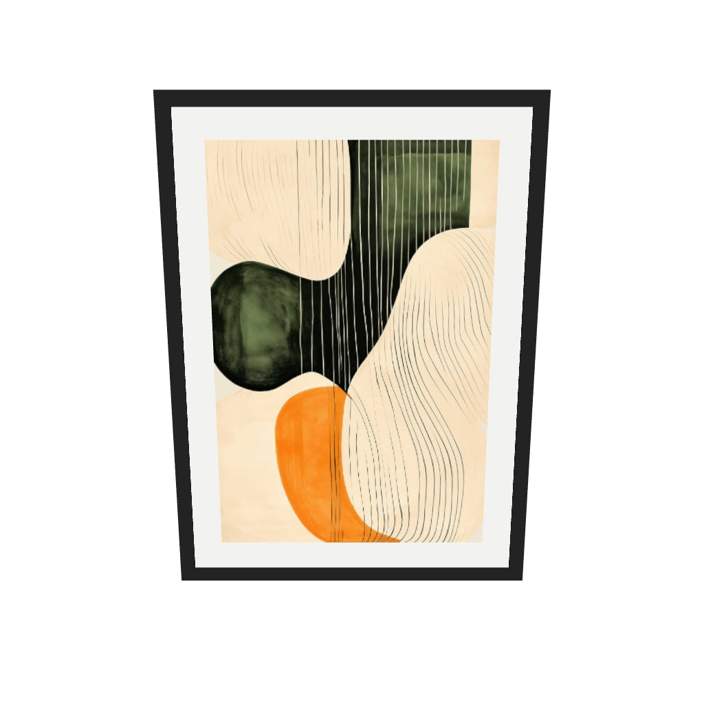 [ah-ar-v1:25040b86a00ede292a05c0ed] Je Ne Sais Quoi II Art Print — 50 x 70 cm, black frame (AR scale)