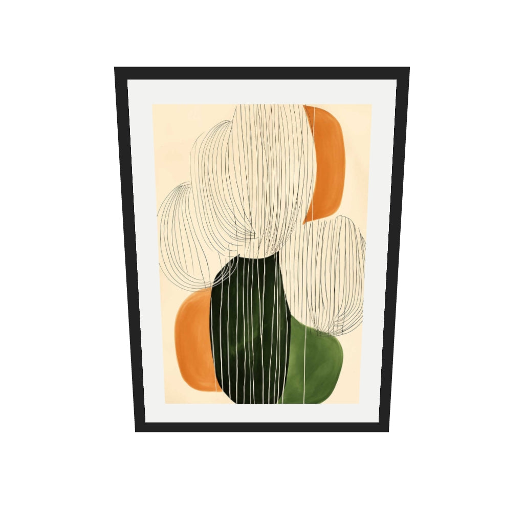 [ah-ar-v1:87357674f8500aaab4210e3e] Je Ne Sais Quoi Art Print — 50 x 70 cm, black frame (AR scale)