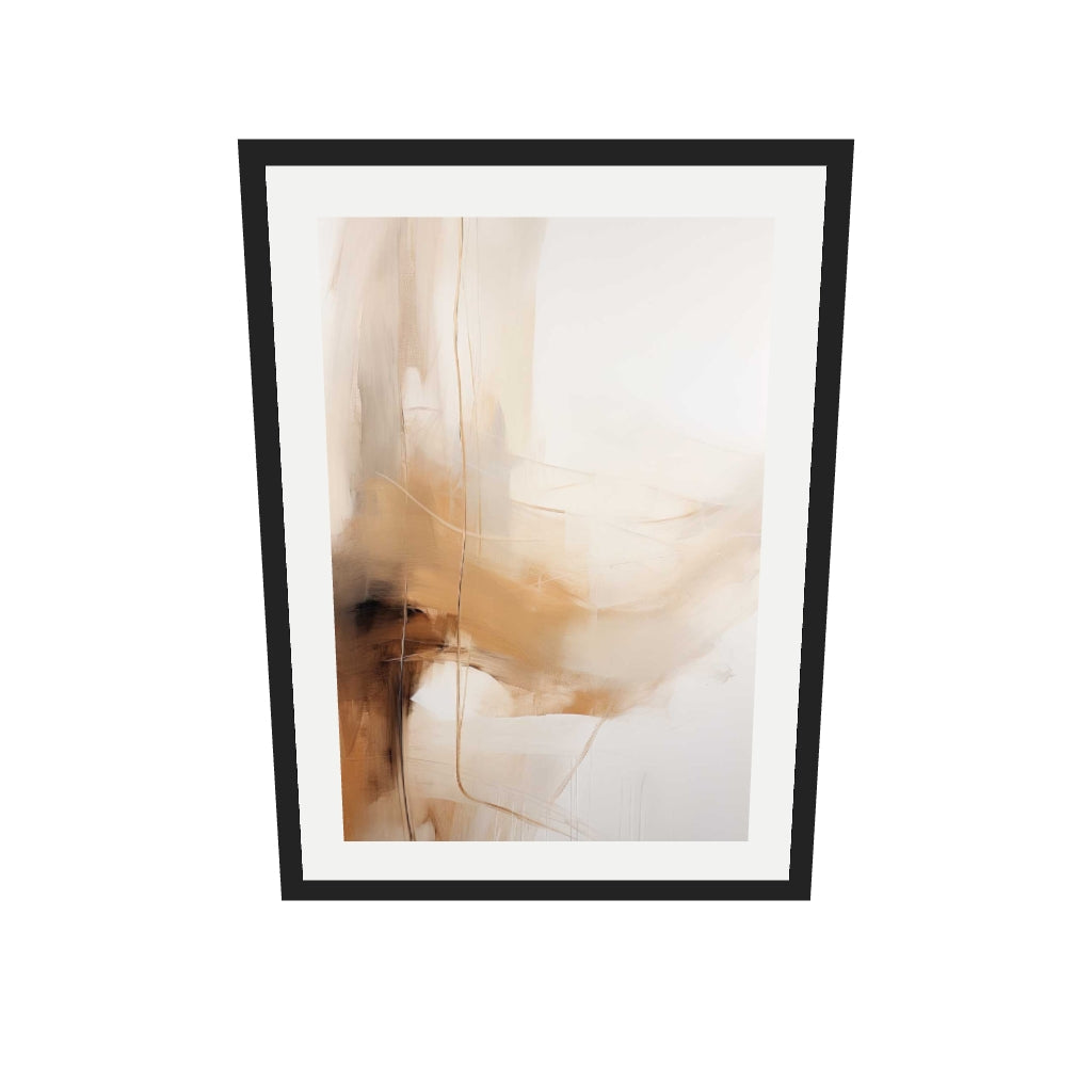 [ah-ar-v1:5896ee7c0dd6e7d5a705fcee] Abstract Songbird VI Art Print — 50 x 70 cm, black frame (AR scale)