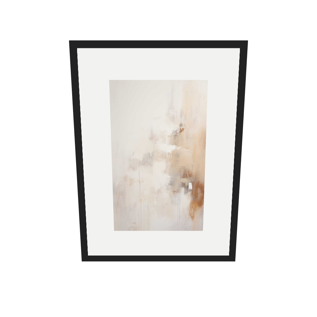 [ah-ar-v1:6073d1543183a372dc442bef] Abstract Songbird Art Print — 50 x 70 cm, black frame (AR scale)