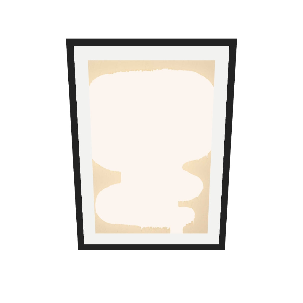 [ah-ar-v1:8ef4f95c6759a7a2af920c4e] Organic Beige Art Print — 50 x 70 cm, black frame (AR scale)