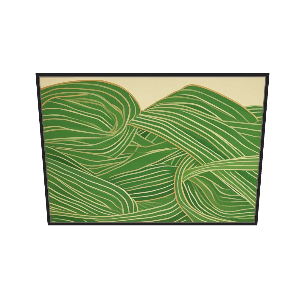 [ah-ar-v1:d31d9f2c5ea676a7cd8ee6f2] Entwined Canvas Art — 70 x 100 cm, black frame (AR scale)