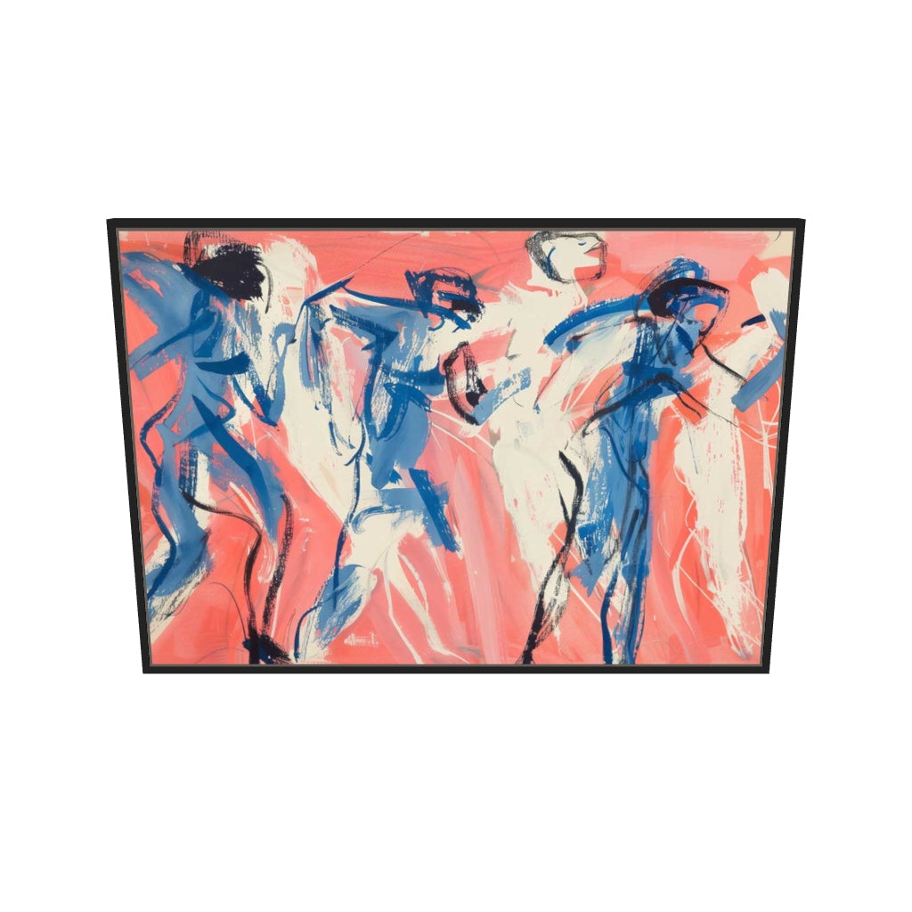 [ah-ar-v1:b5f25528a3073c69f8b23dba] Life In Motion Canvas Art — 70 x 100 cm, black frame (AR scale)