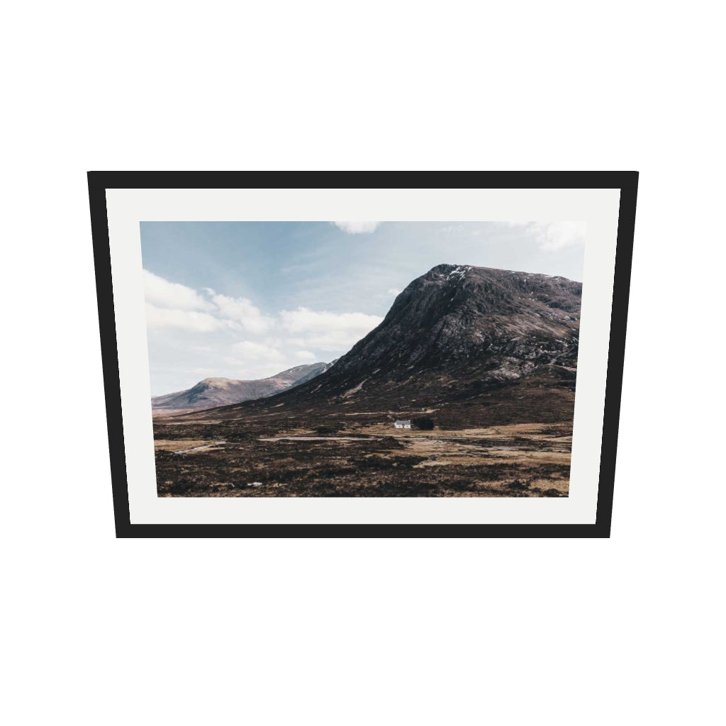 [ah-ar-v1:560eb560ab6a3c70e955b0b2] Highland House Wall Art Print — 50 x 70 cm, black frame (AR scale)