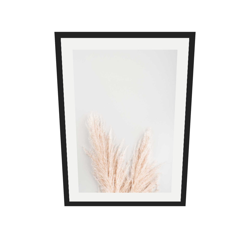 [ah-ar-v1:67fe94fbfaf44d68173ad7cd] Pampass Wall Art Print — 50 x 70 cm, black frame (AR scale)