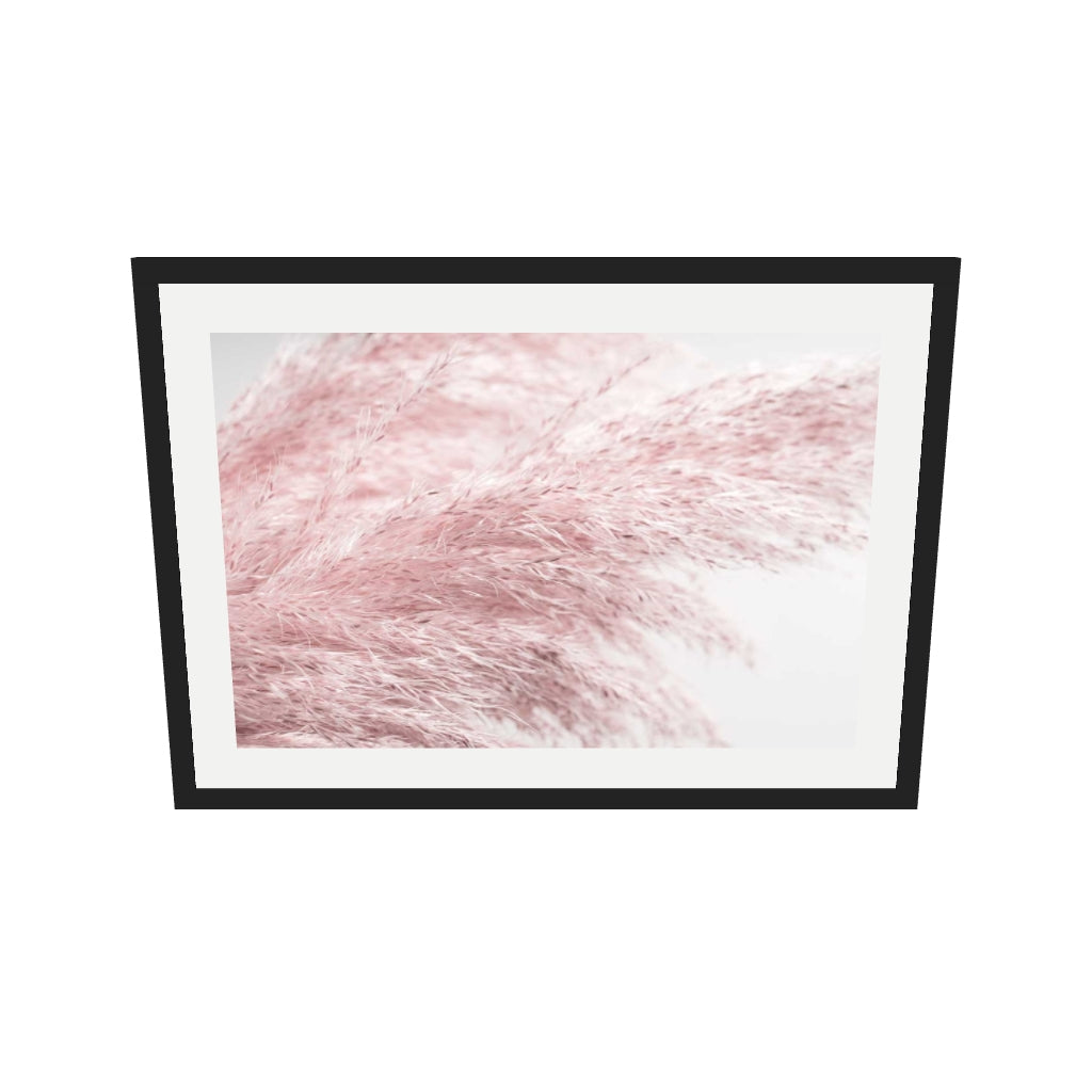 [ah-ar-v1:e4bd2e9423541038b8e91936] Pampass III Wall Art Print — 50 x 70 cm, black frame (AR scale)