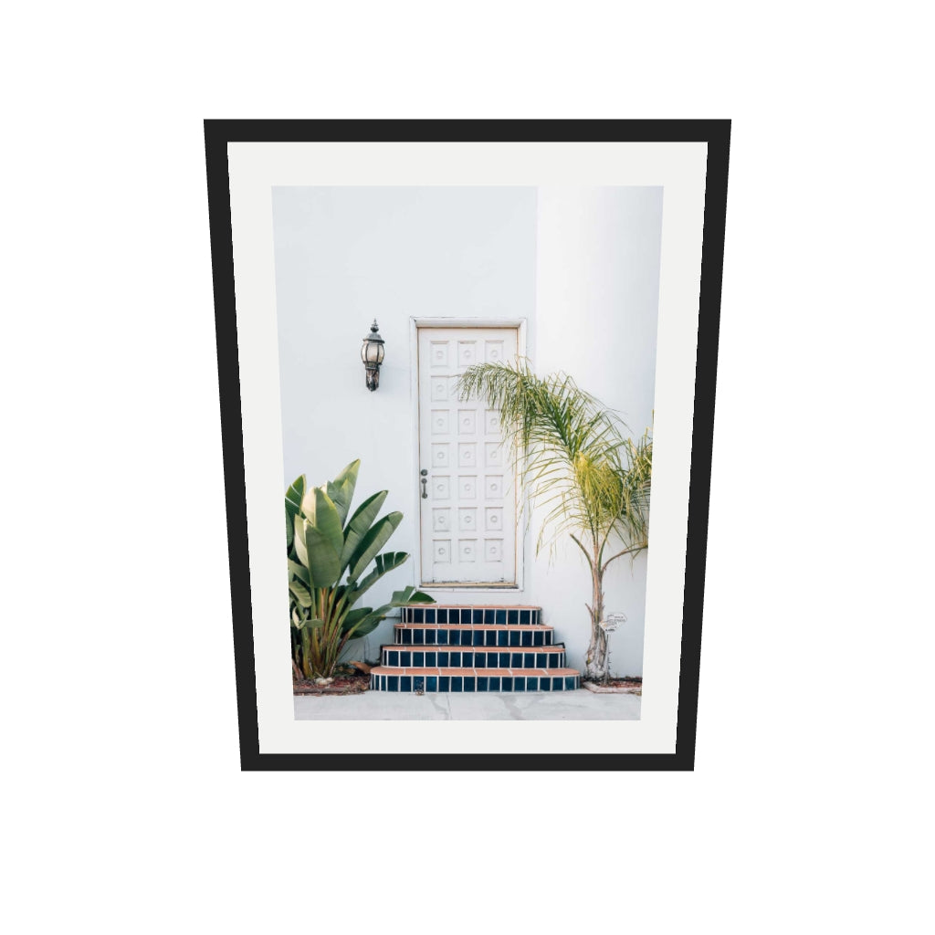 [ah-ar-v1:c077413c5cf9e163c9b6417a] Door Tales II Art Print — 50 x 70 cm, black frame (AR scale)