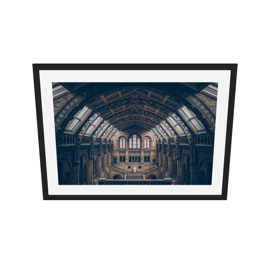 [ah-ar-v1:991015410282db5da83e0c4d] Grand Architecture Art Print — 50 x 70 cm, black frame (AR scale)