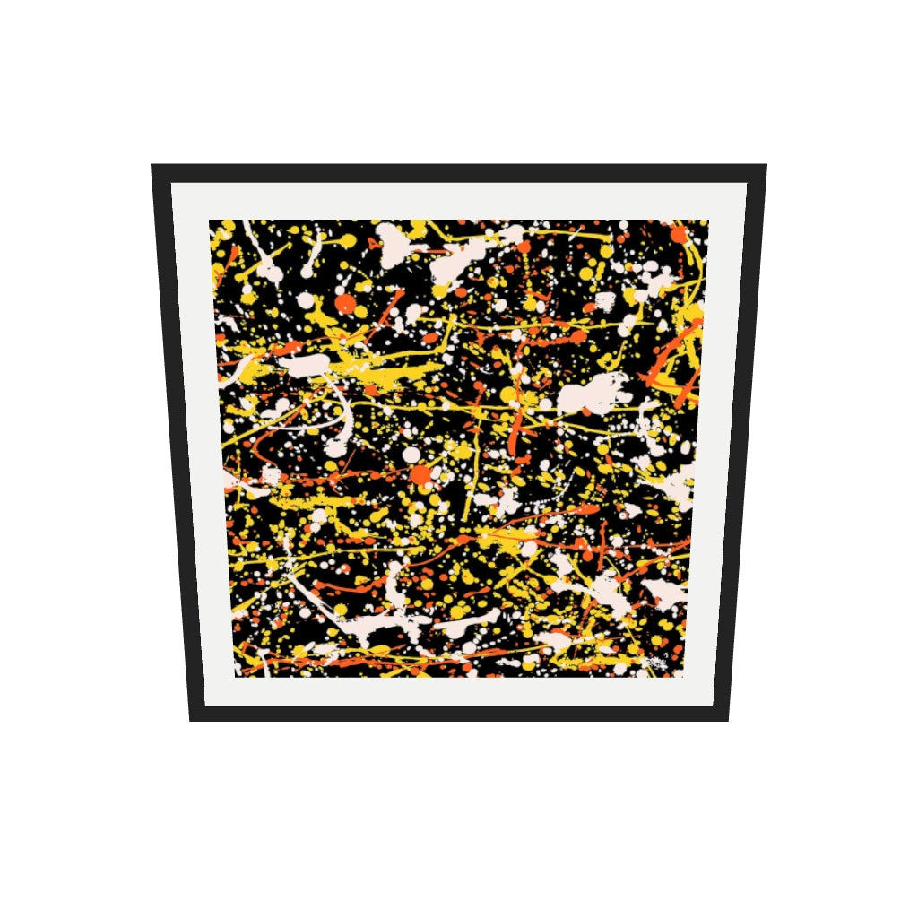 [ah-ar-v1:65985c29e67ece63e3641ada] Emotions II Framed Art Print — 70 x 70 cm, black frame (AR scale)