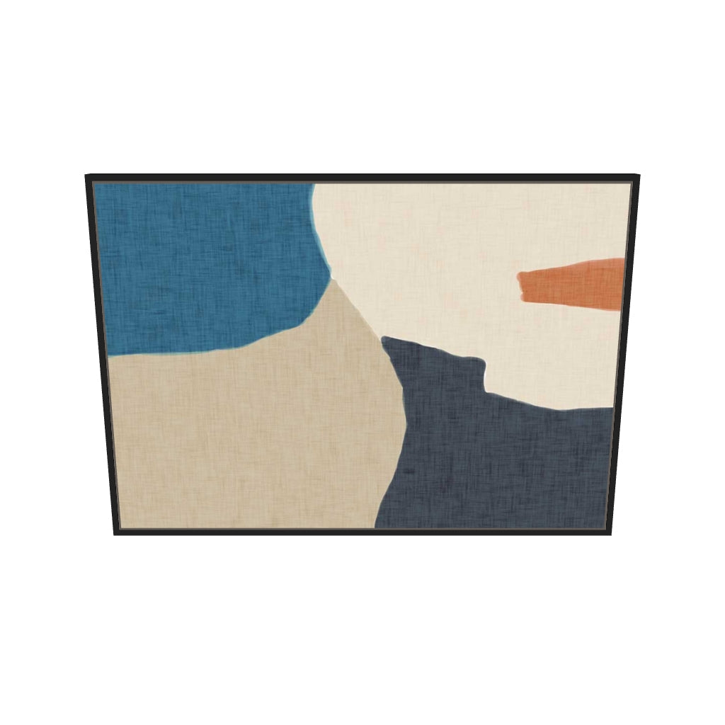 [ah-ar-v1:982ea2b7d2da5199384a8303] Calm Tones Canvas Art — 70 x 100 cm, black frame (AR scale)