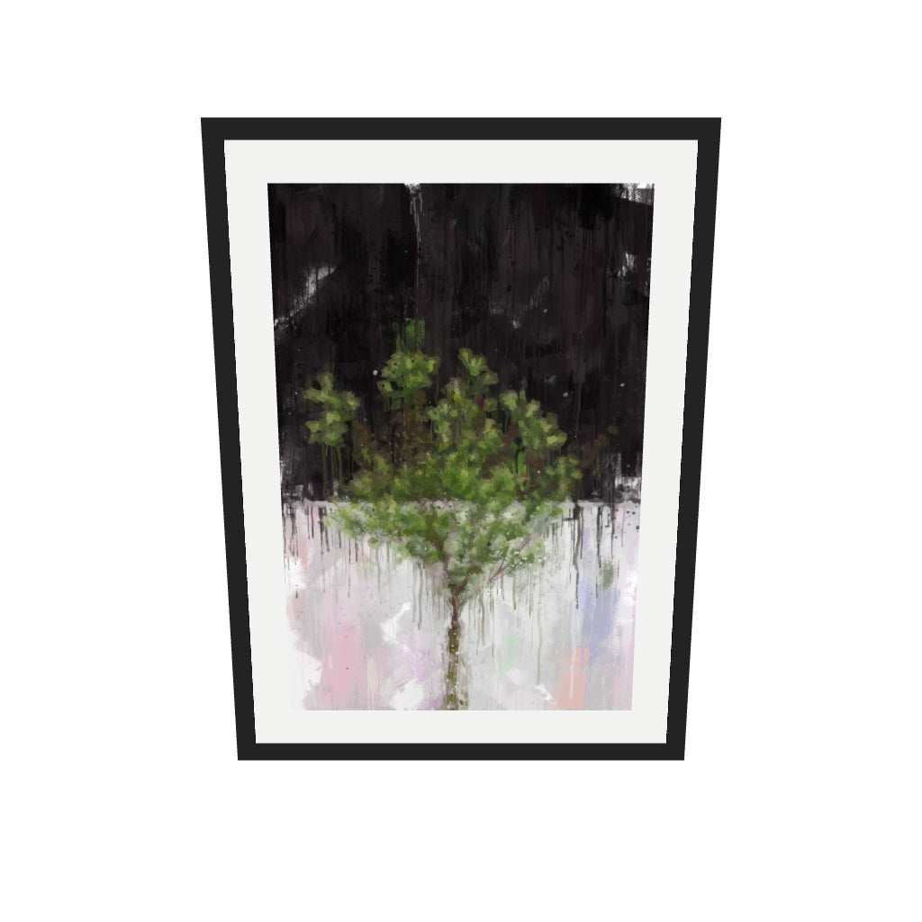 [ah-ar-v1:7416a29b2ab5ec88efbe3567] The Tree Of Life Art Print — 50 x 70 cm, black frame (AR scale)