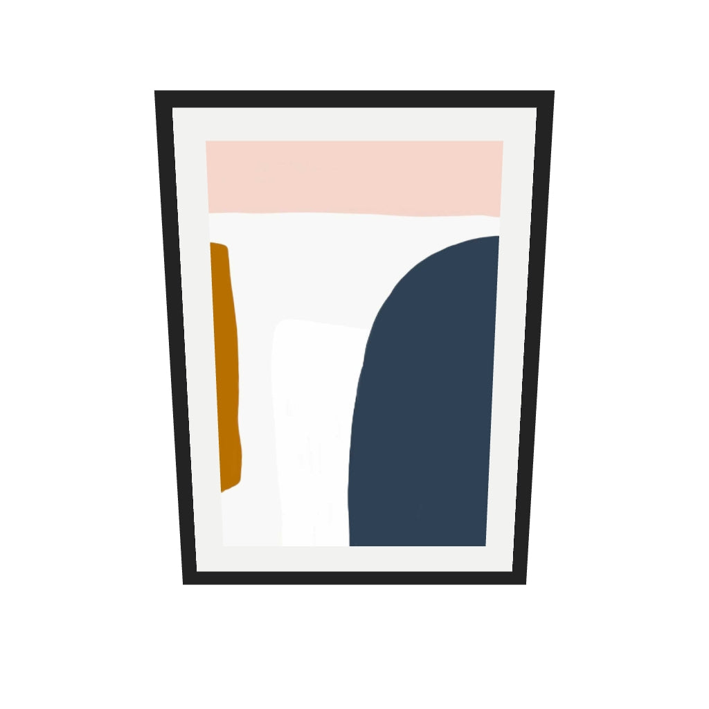 [ah-ar-v1:28faa276c9b569a5d8733d13] Organic Design Art Print — 50 x 70 cm, black frame (AR scale)