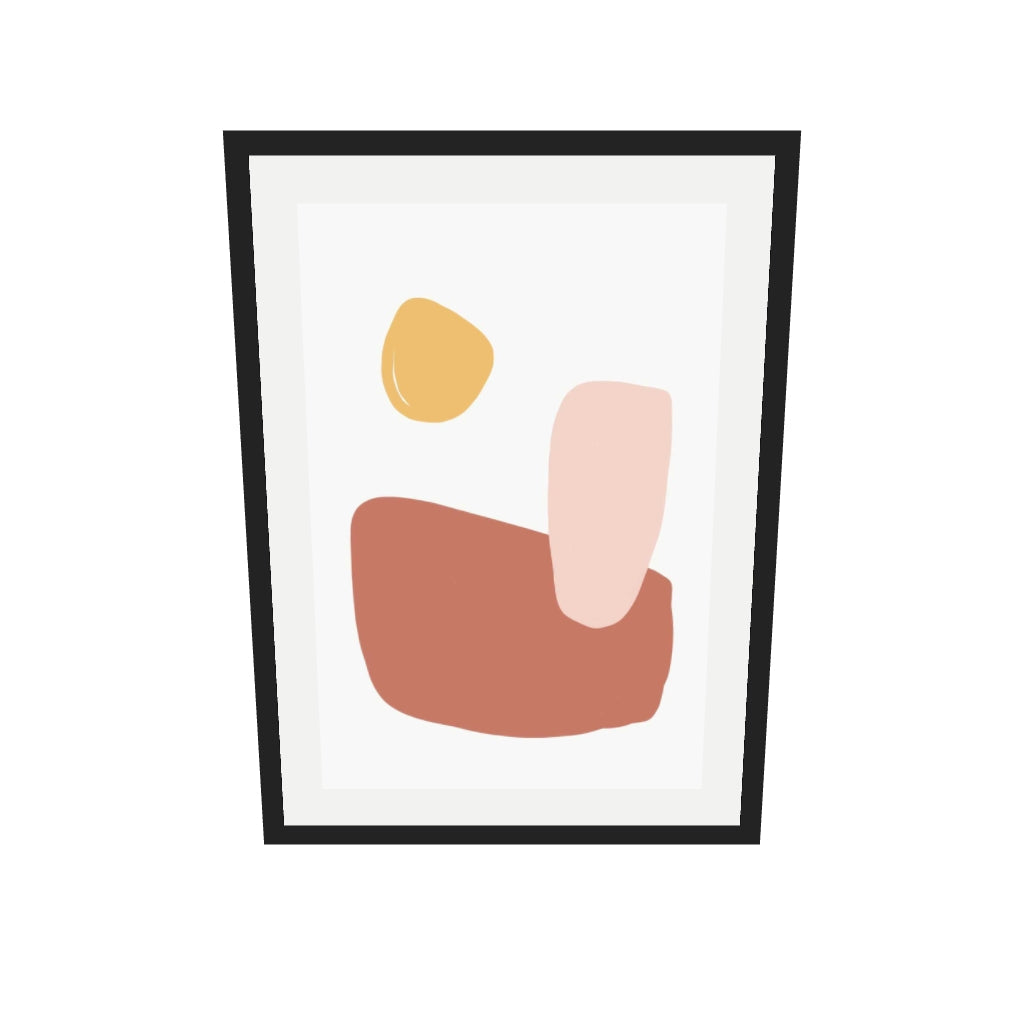[ah-ar-v1:07faefe8e79811044b7cac5f] Breakfast Art Print — 50 x 70 cm, black frame (AR scale)