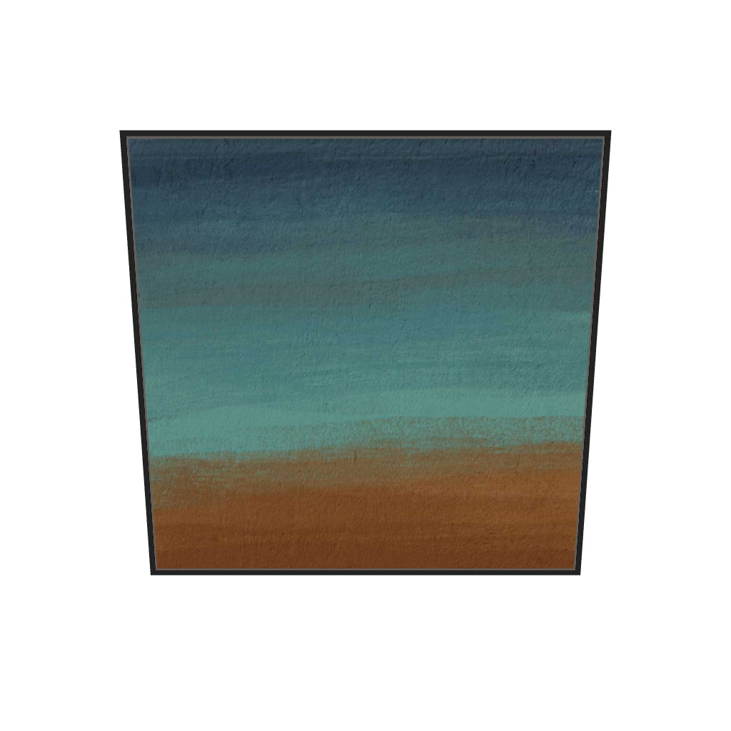 [ah-ar-v1:7939a83fc0d7a484e38742cc] Sandy Desert Dunes Canvas Art — 100 x 100 cm, black frame (AR scale)