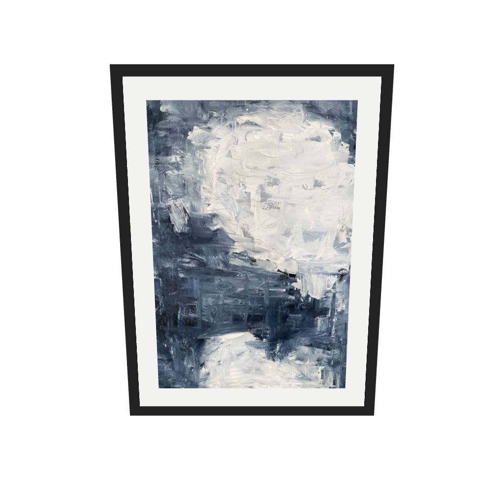 [ah-ar-v1:103967aaa5203e795c9f3000] Abstract 508 Art Print — 50 x 70 cm, black frame (AR scale)
