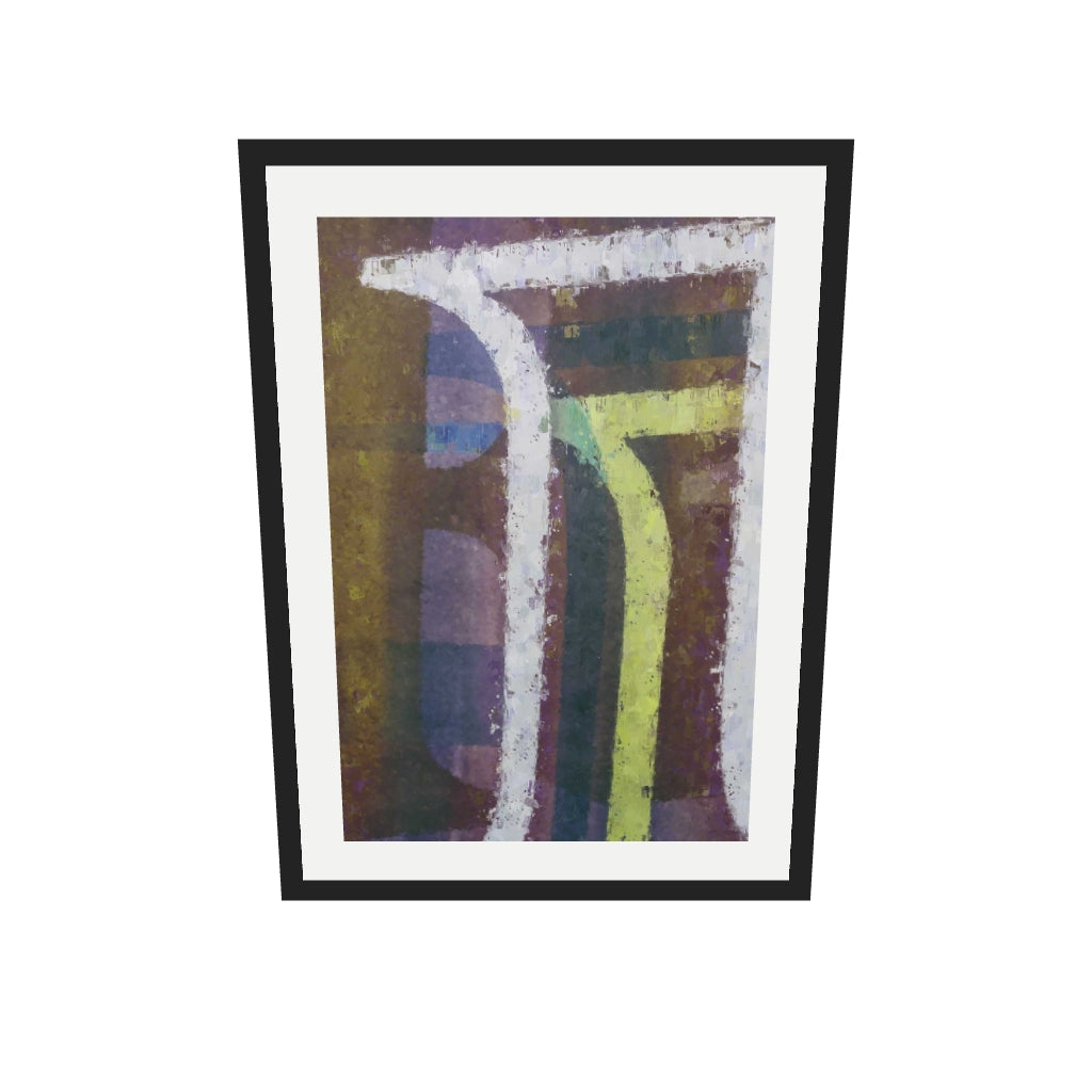[ah-ar-v1:b22a25356a3d143c140bcb59] Urban Colours Art Print — 50 x 70 cm, black frame (AR scale)