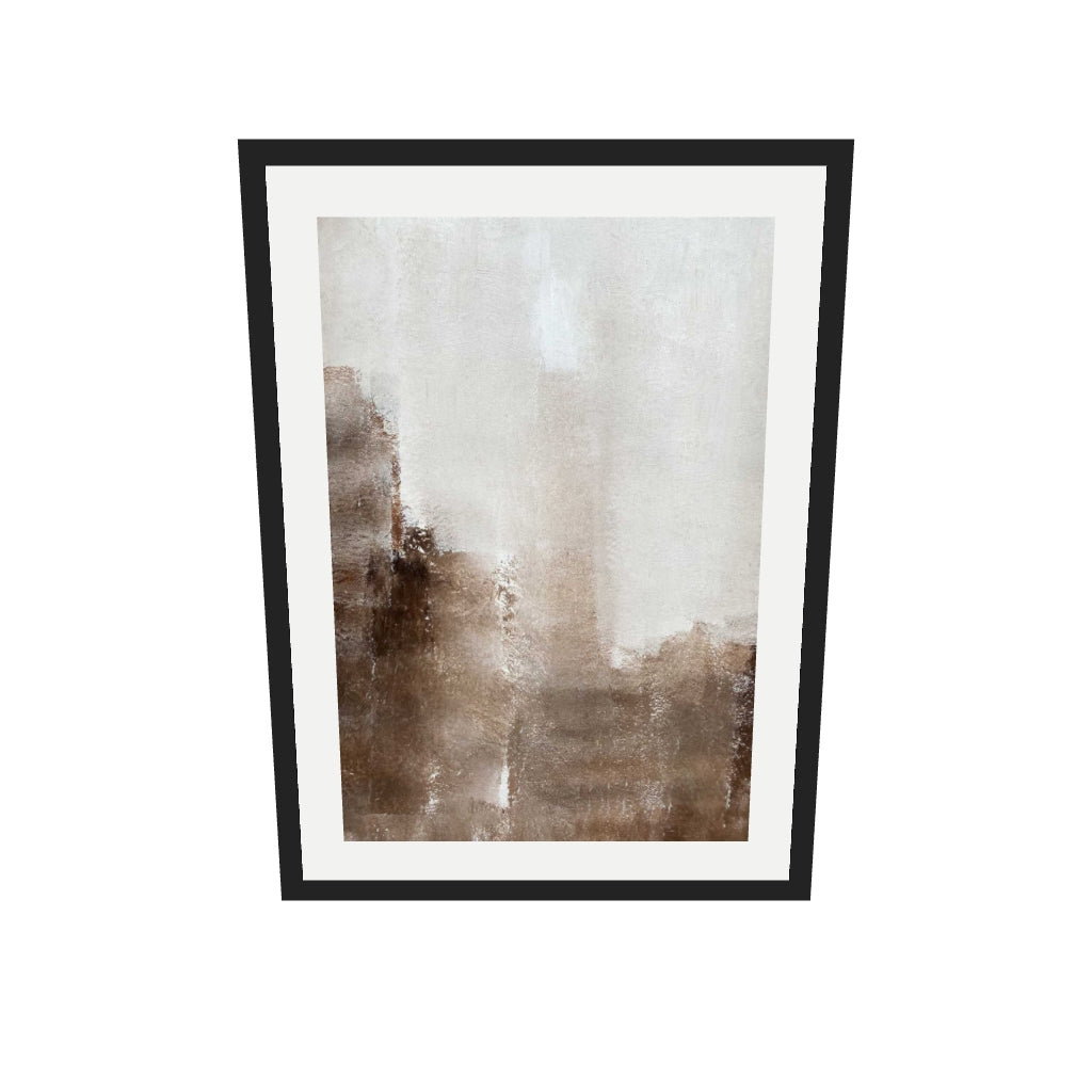 [ah-ar-v1:cb6b1463070097225cfe9361] Mocha Dreams Art Print — 50 x 70 cm, black frame (AR scale)