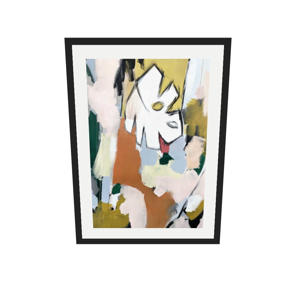 [ah-ar-v1:ed600f3611180625dde6f7c5] Abstraction 107 Art Print — 50 x 70 cm, black frame (AR scale)