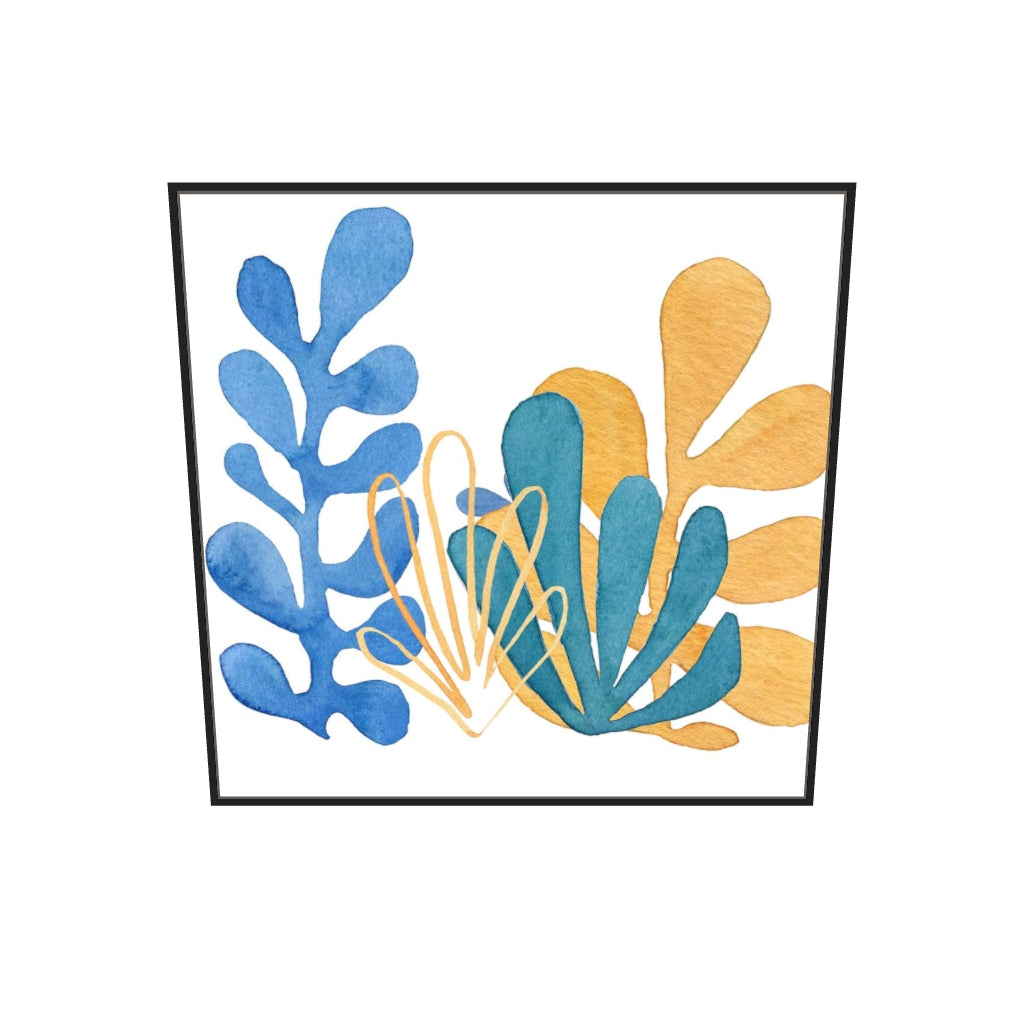 [ah-ar-v1:0b992196d97330114ac02199] Matisse Organic Canvas Art — 100 x 100 cm, black frame (AR scale)