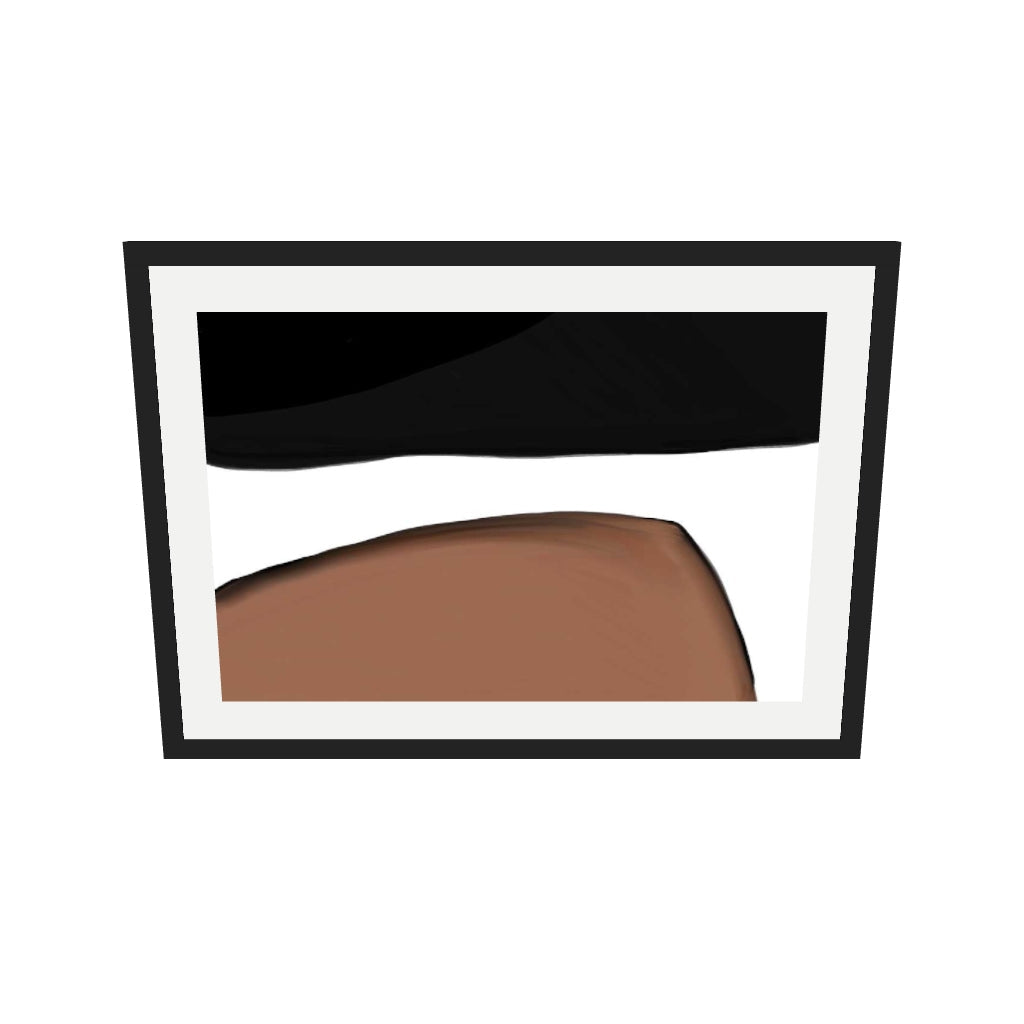[ah-ar-v1:f894ca87b3eb52ab02143153] Rounded Cave Art Print — 50 x 70 cm, black frame (AR scale)
