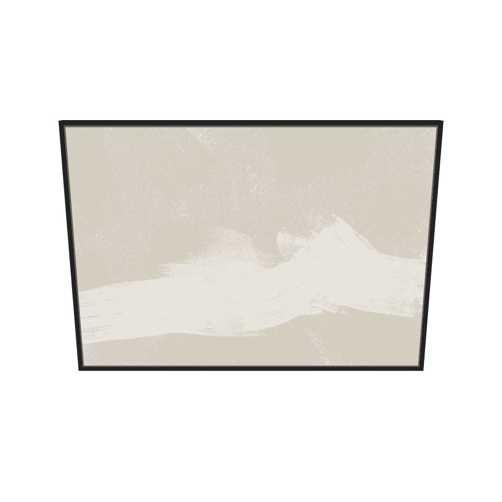 [ah-ar-v1:fd767442851855a13d2957a4] Neutral Abstract Sands Canvas Art — 70 x 100 cm, black frame (AR scale)