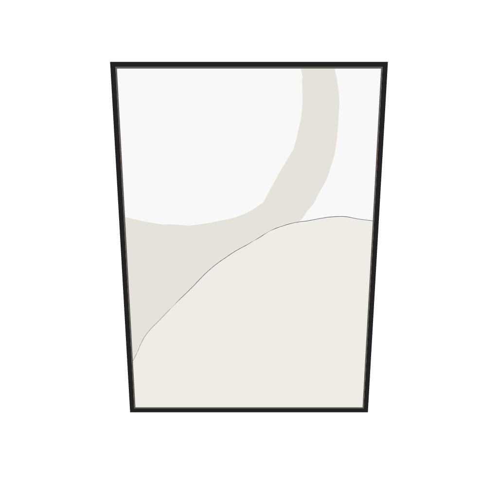 [ah-ar-v1:6246b7c05f52821480b4d145] Neutral Figures I Canvas Art — 70 x 100 cm, black frame (AR scale)