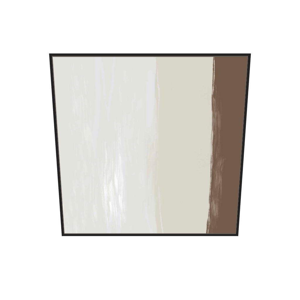 [ah-ar-v1:8b6eeb732400b7a697b09226] Abstract Study II Canvas Art — 100 x 100 cm, black frame (AR scale)