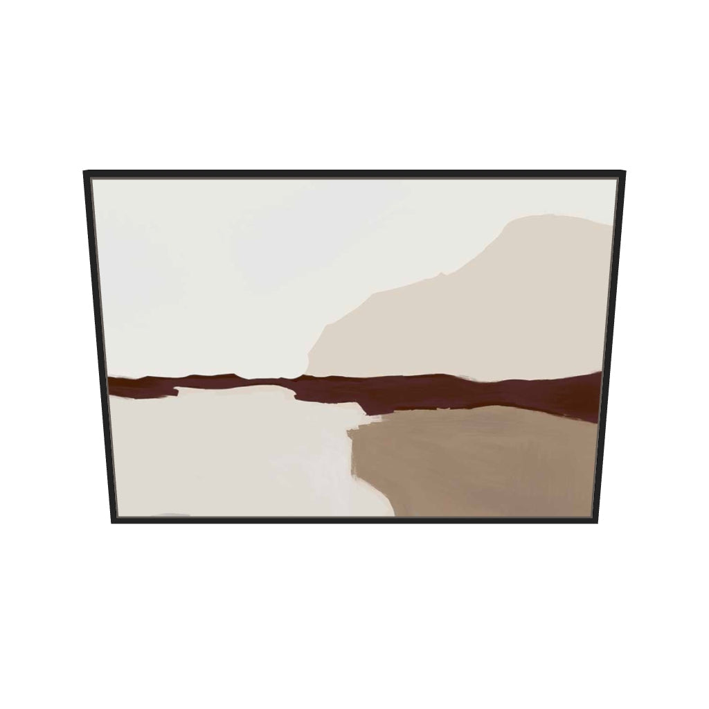 [ah-ar-v1:3d27feb8b7177e79529b309b] Untitled IV Canvas Art — 70 x 100 cm, black frame (AR scale)